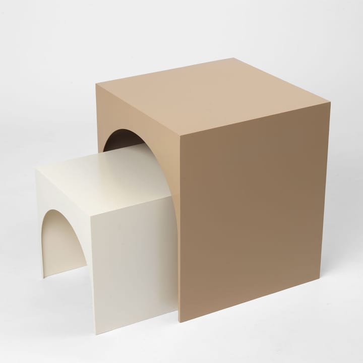 Tavolino Arch - beige, piccolo - Kristina Dam Studio