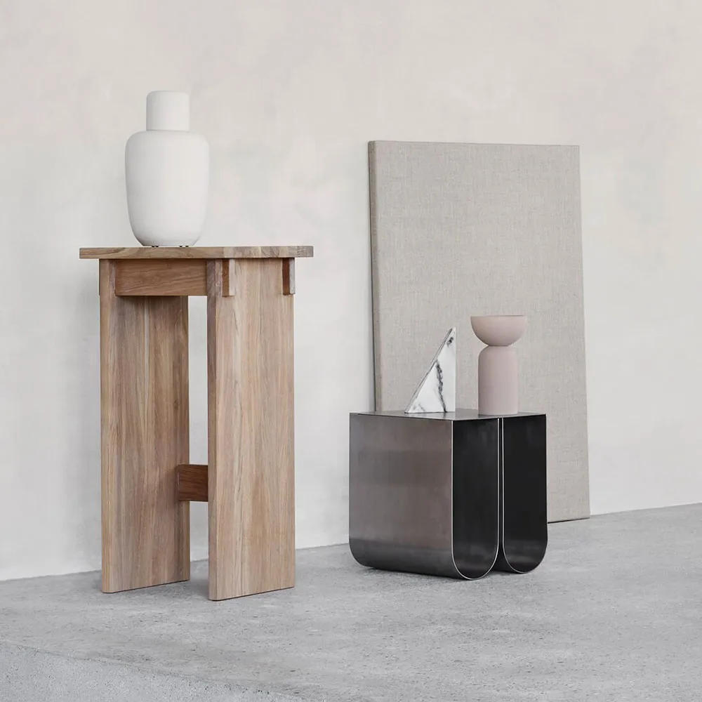 Tavolino Curved, nero Kristina Dam Studio