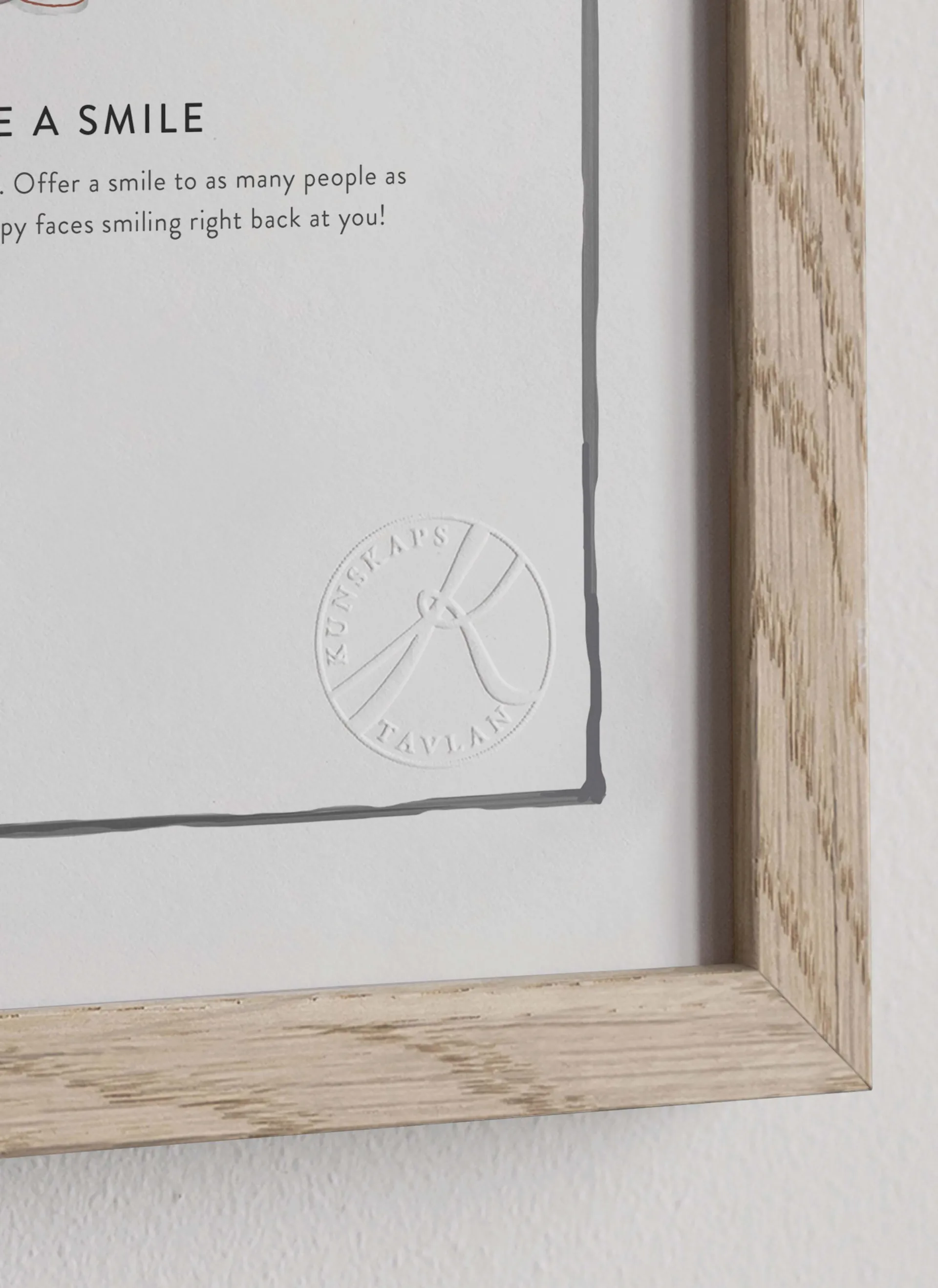 Poster Be a good friend, 30x40 cm Kunskapstavlan®