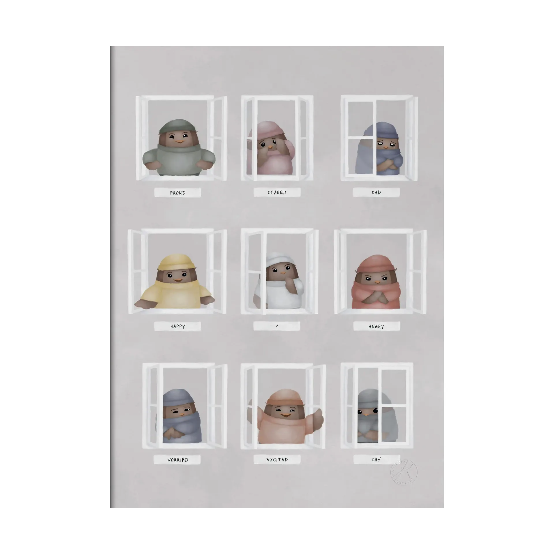 Poster My feelings, 50x70 cm Kunskapstavlan®