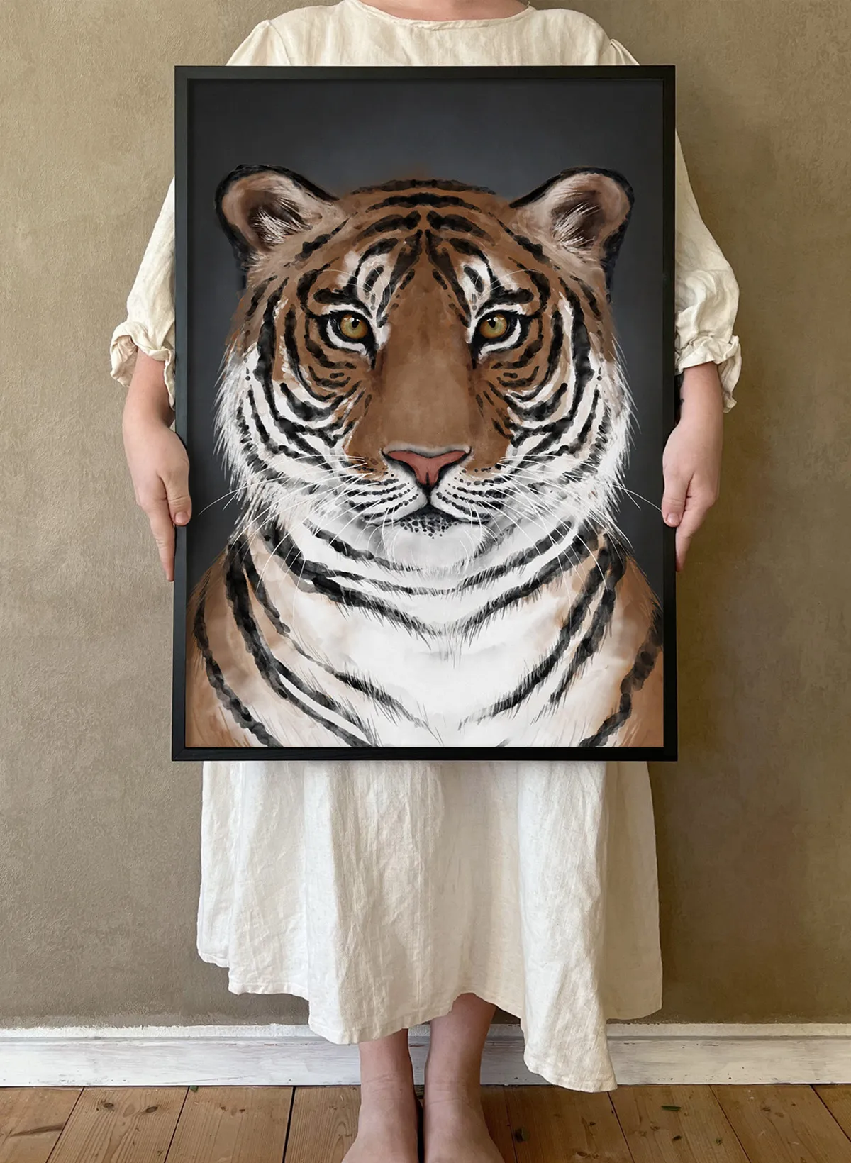 Poster tigre, 30x40 cm Kunskapstavlan®