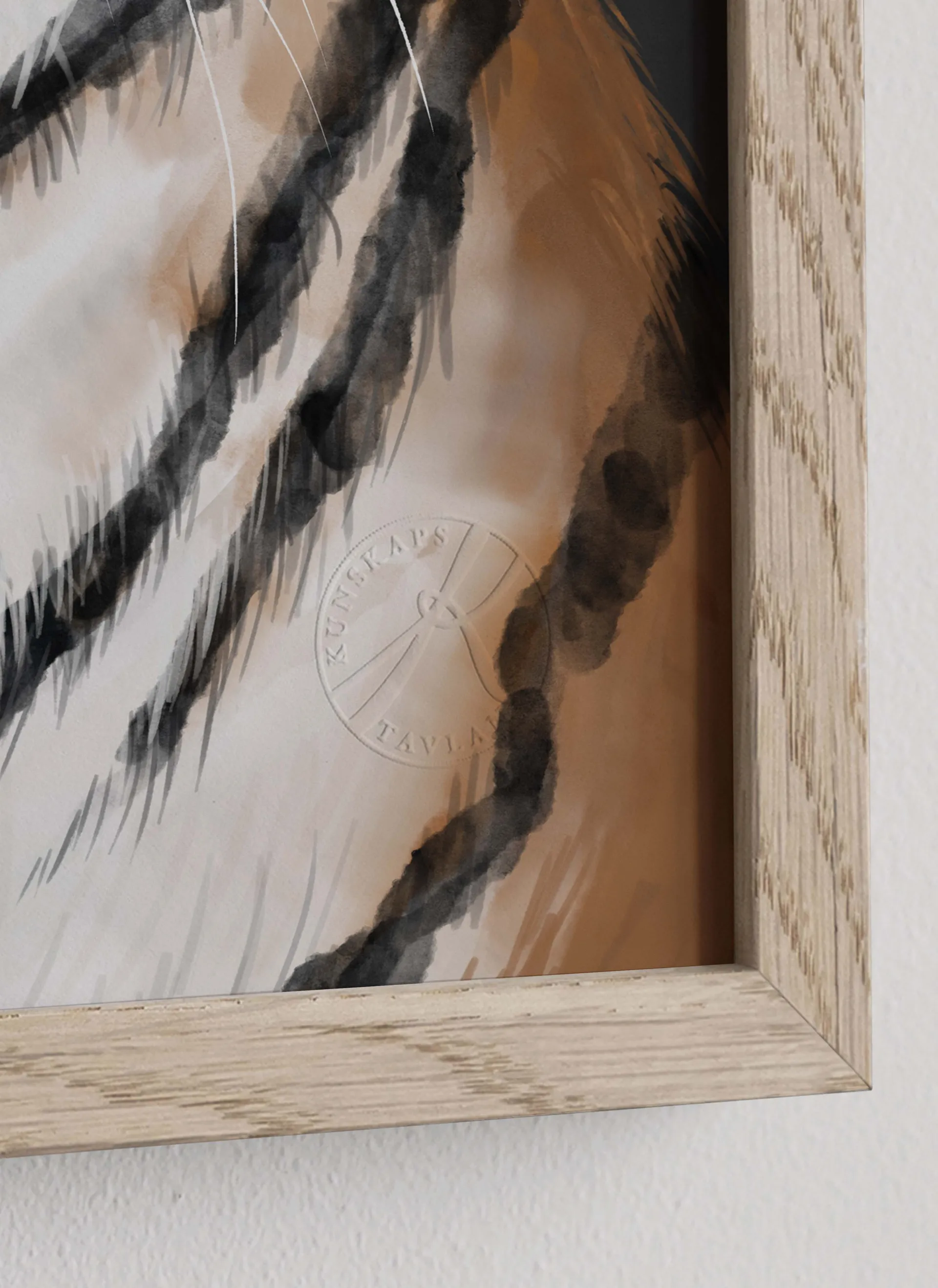 Poster tigre, 50x70 cm Kunskapstavlan®