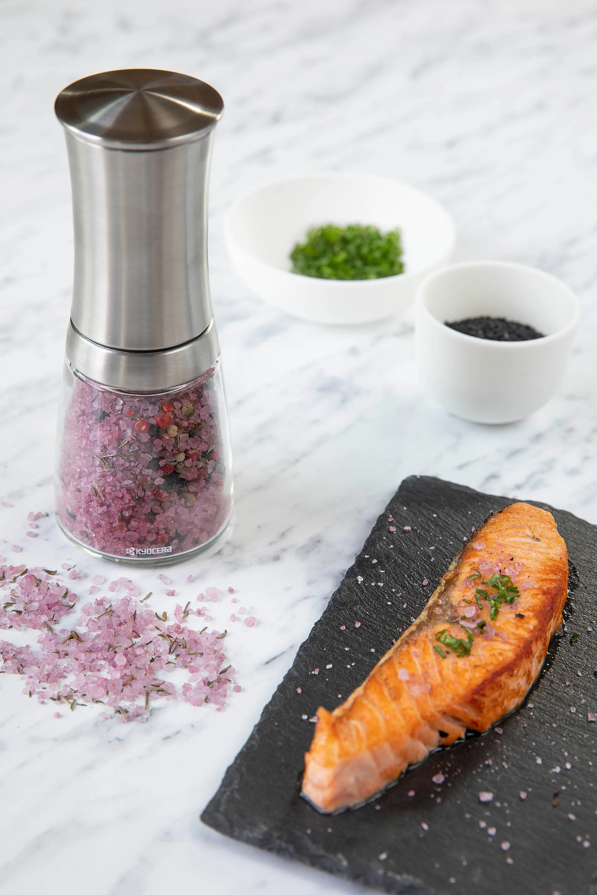 Macina spezie con contenitore in vetro Kyocera, 21 cm Kyocera