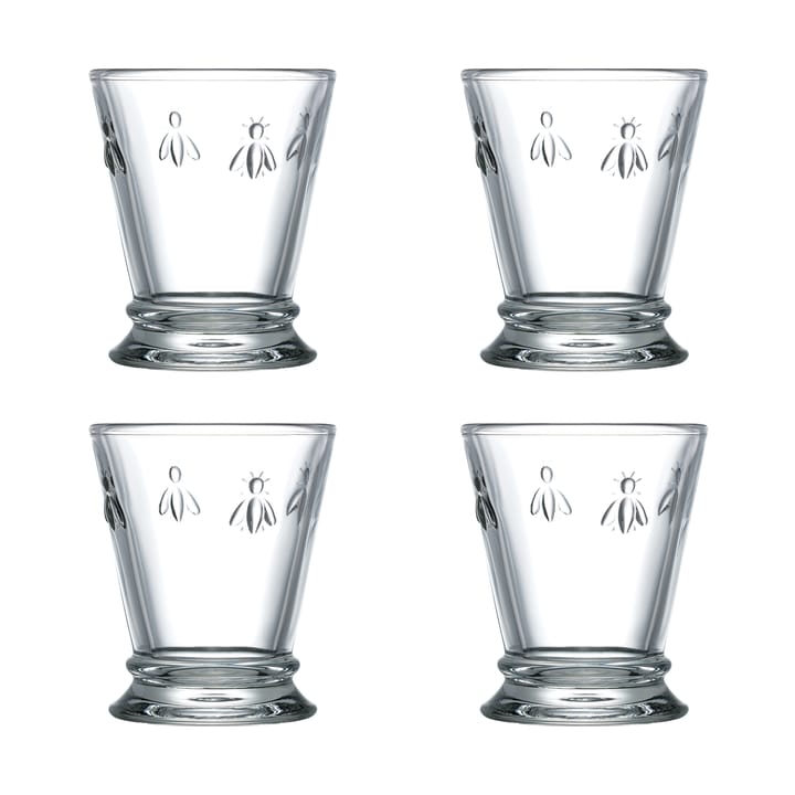 Bicchiere da drink Abeille, 26 cl, confezione da 4 - Trasparente - La Rochère