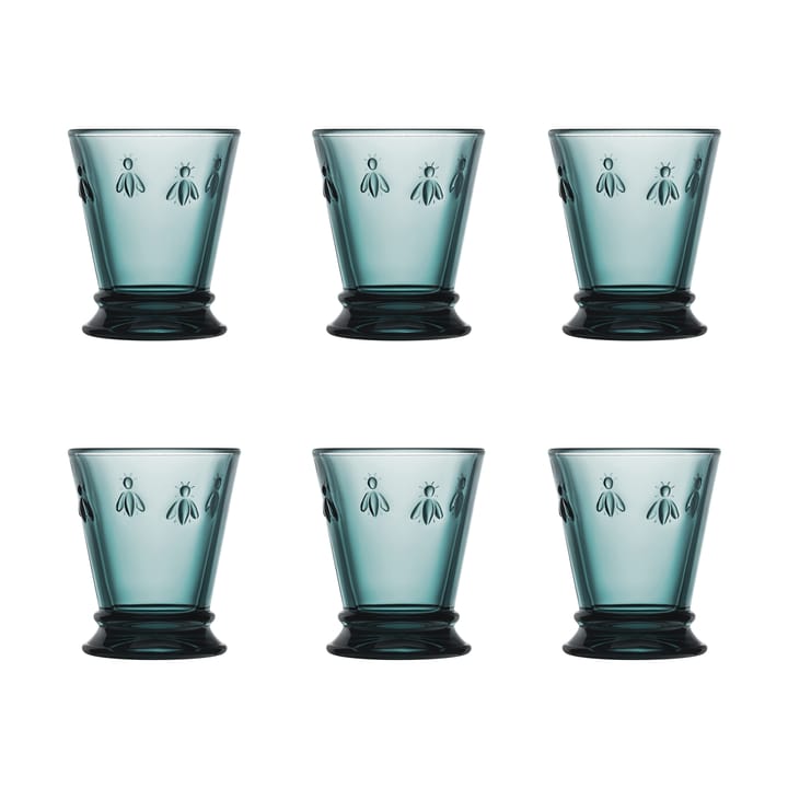 Bicchiere da drink Abeille, 26 cl, confezione da 6 - Blu scuro - La Rochère