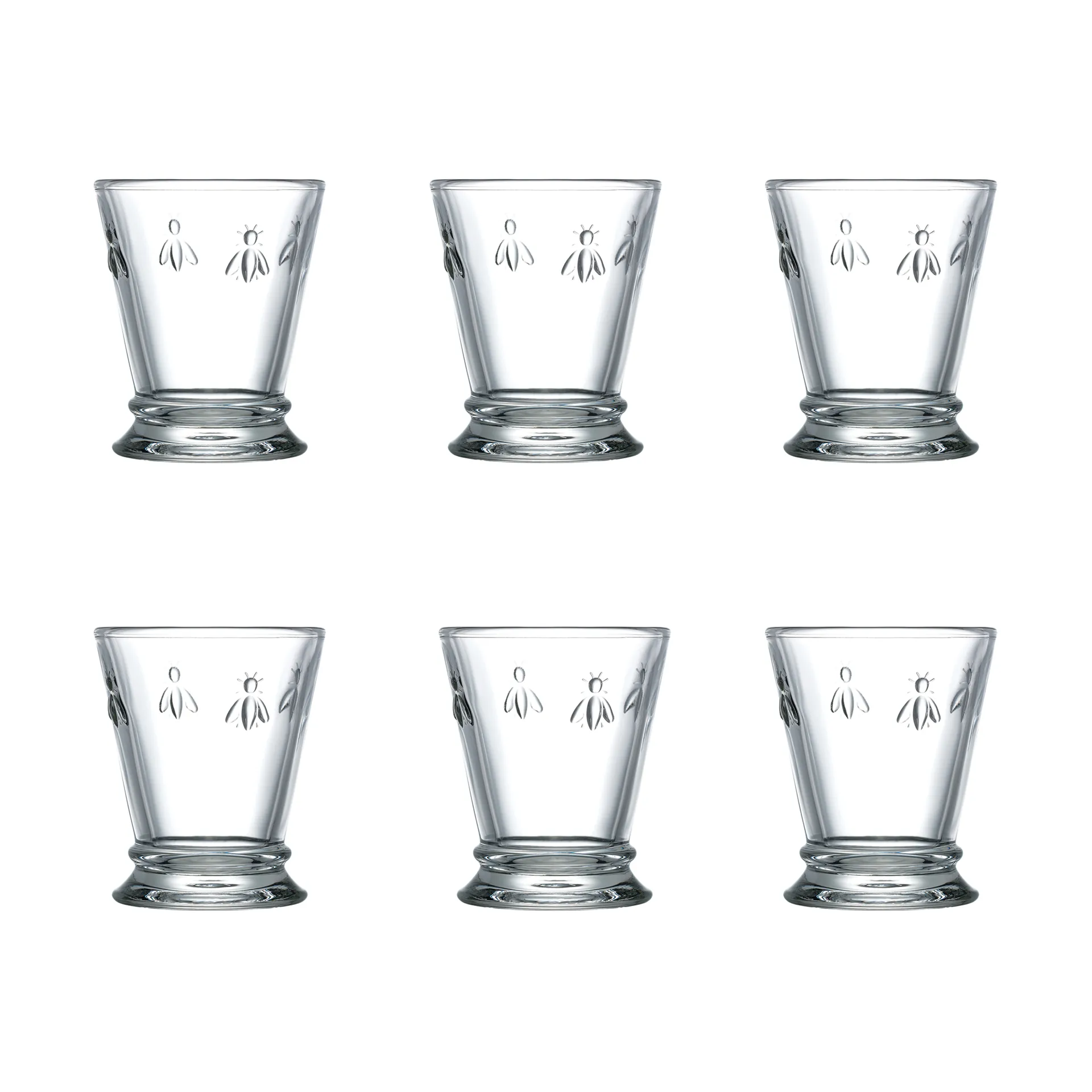 Bicchiere da drink Abeille, 26 cl, confezione da 6, Trasparente La Rochère