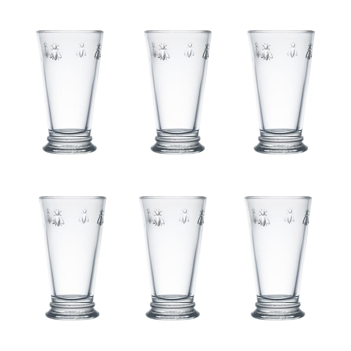 Bicchiere da drink Abeille, 46 cl, confezione da 6 - Trasparente - La Rochère
