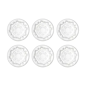 Piattini Versailles 6 pezzi - Vetro - La Rochère