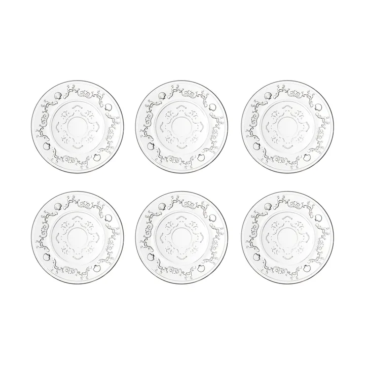 Piattini Versailles 6 pezzi - Vetro - La Rochère