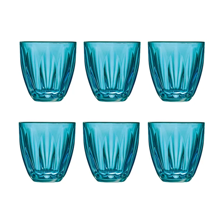 Set di 6 bicchieri Lily - Blu - La Rochère