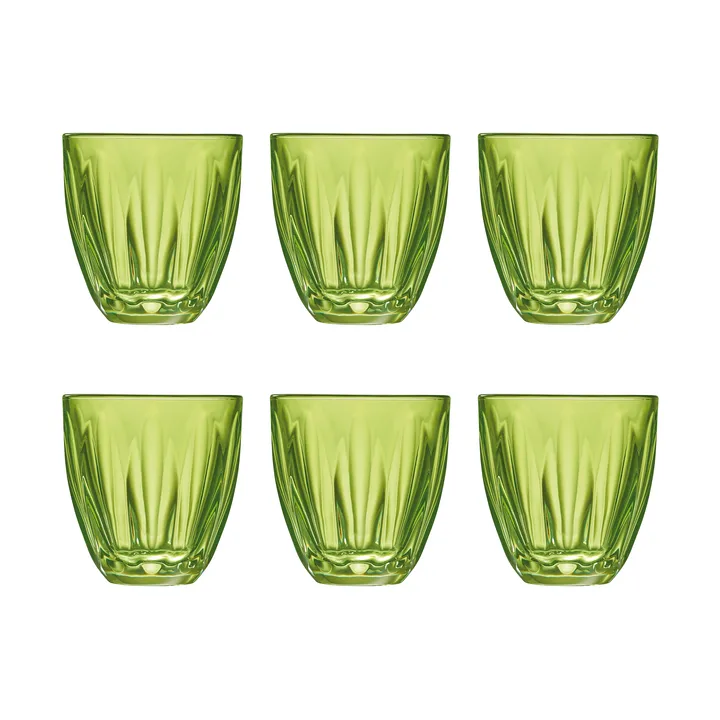 Set di 6 bicchieri Lily - Verde kiwi - La Rochère