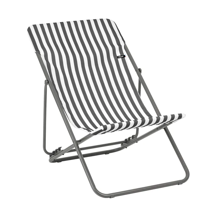 Maxi Transat Colorblock sedia a sdraio - Rayure Terre (grigio) - Lafuma