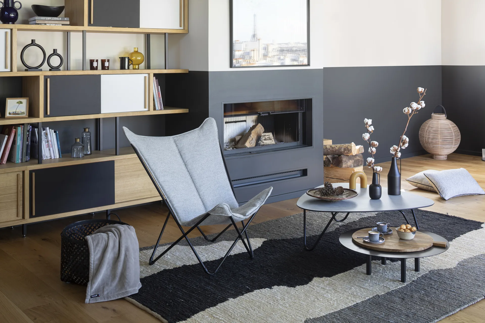 Sedia a sdraio Sphinx, Sunbrella Granito Lafuma