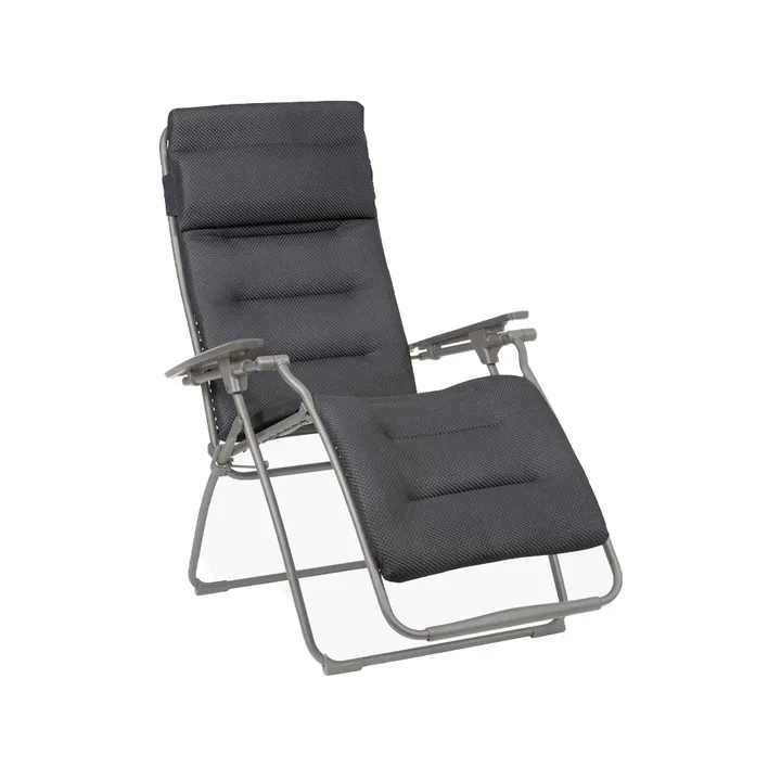 Sedia sdraio Futura BeComfort - Becomfort grigio scuro - Lafuma