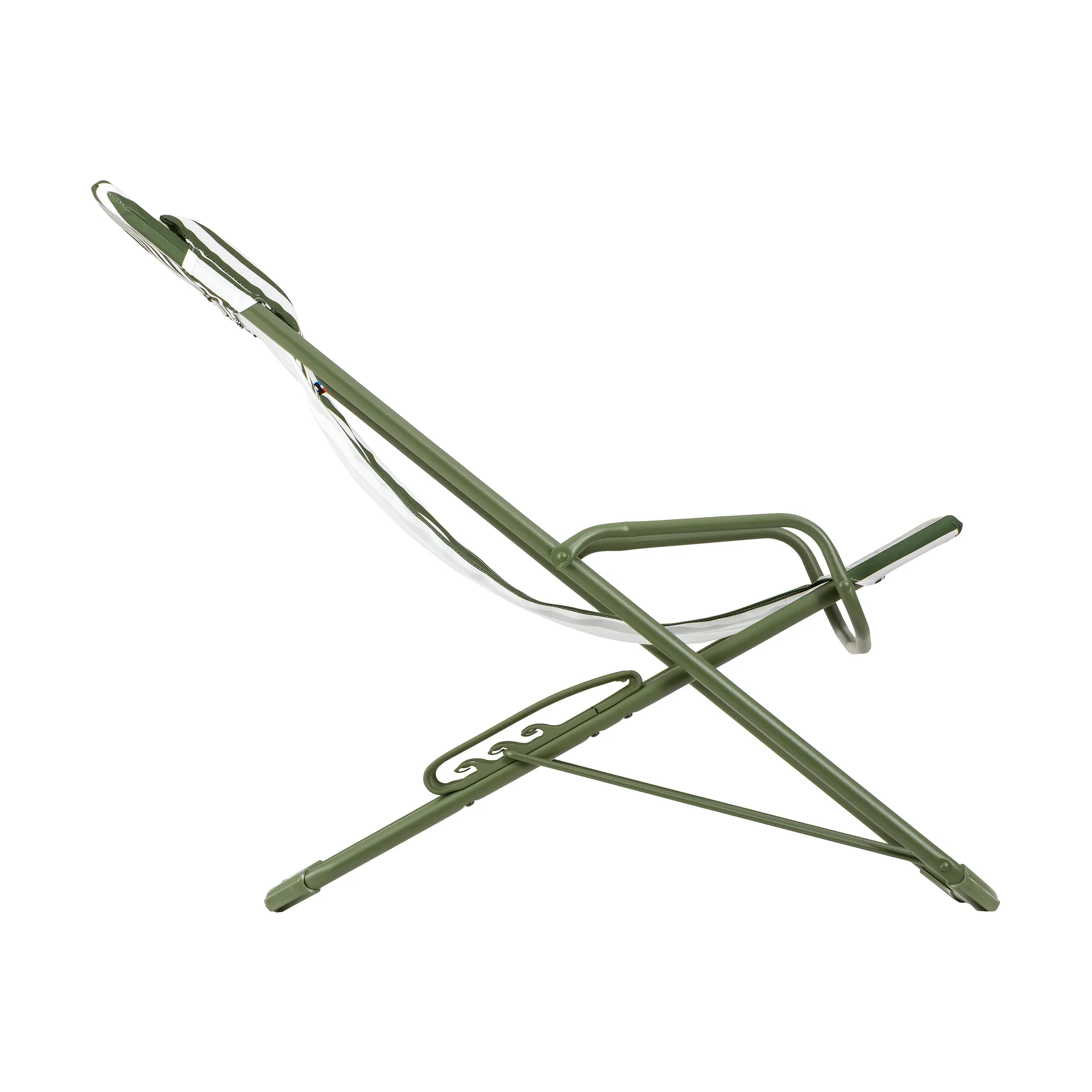 Sedia sdraio Transaswing Multi, Rayures Moss Lafuma