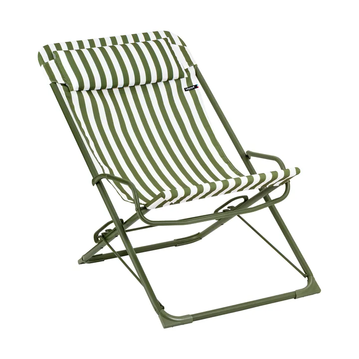 Transaswing Colorblock sedia a sdraio - Rayure Moss (verde) - Lafuma