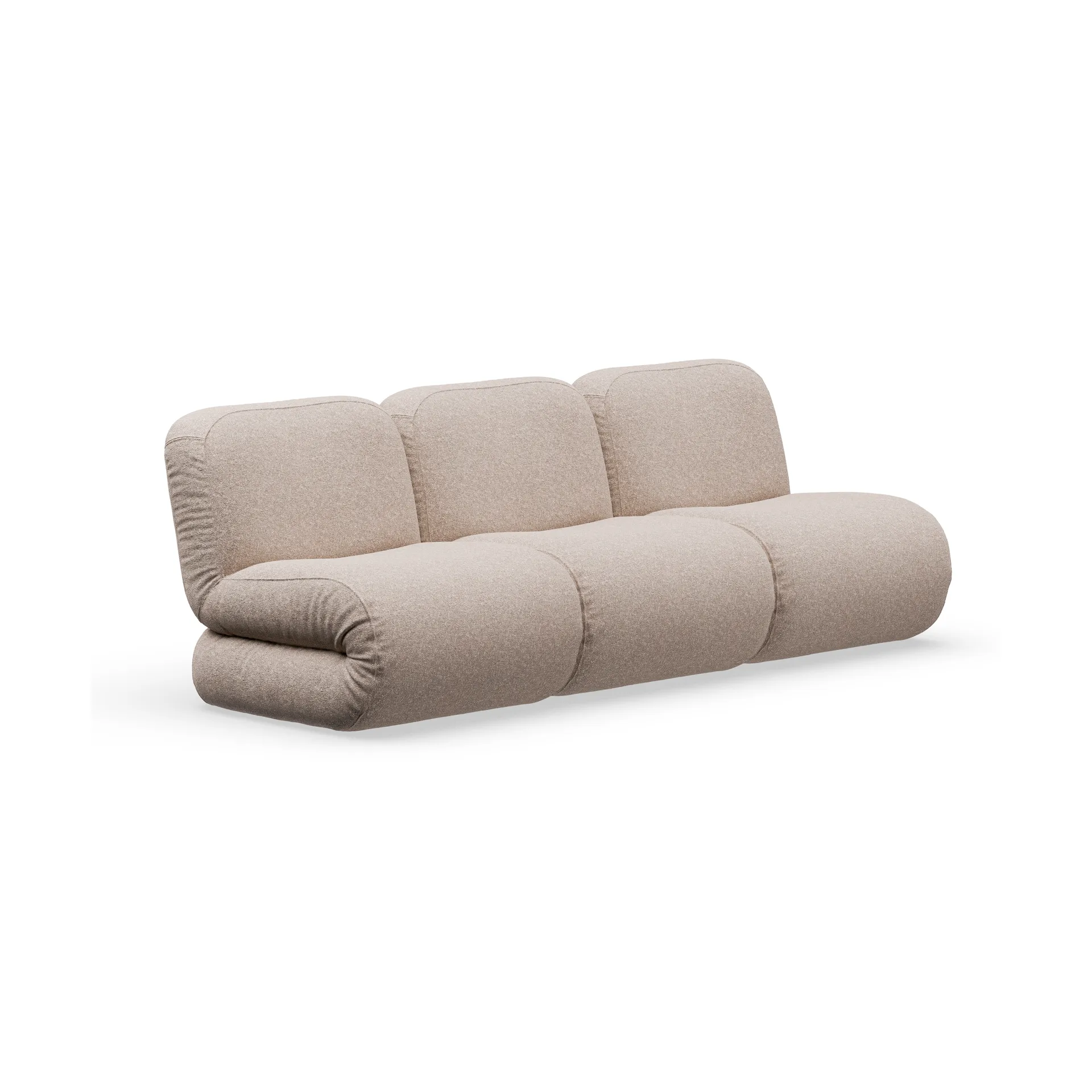 BAU divano 3 posti, Zero beige,  Lammhults