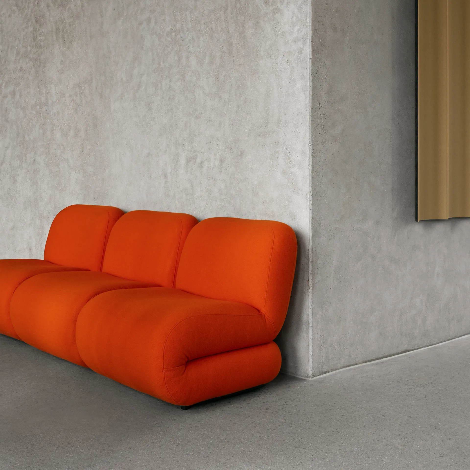 BAU divano 3 posti, Zero beige,  Lammhults