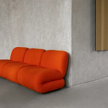 BAU divano 3 posti, Zero beige - Lammhults