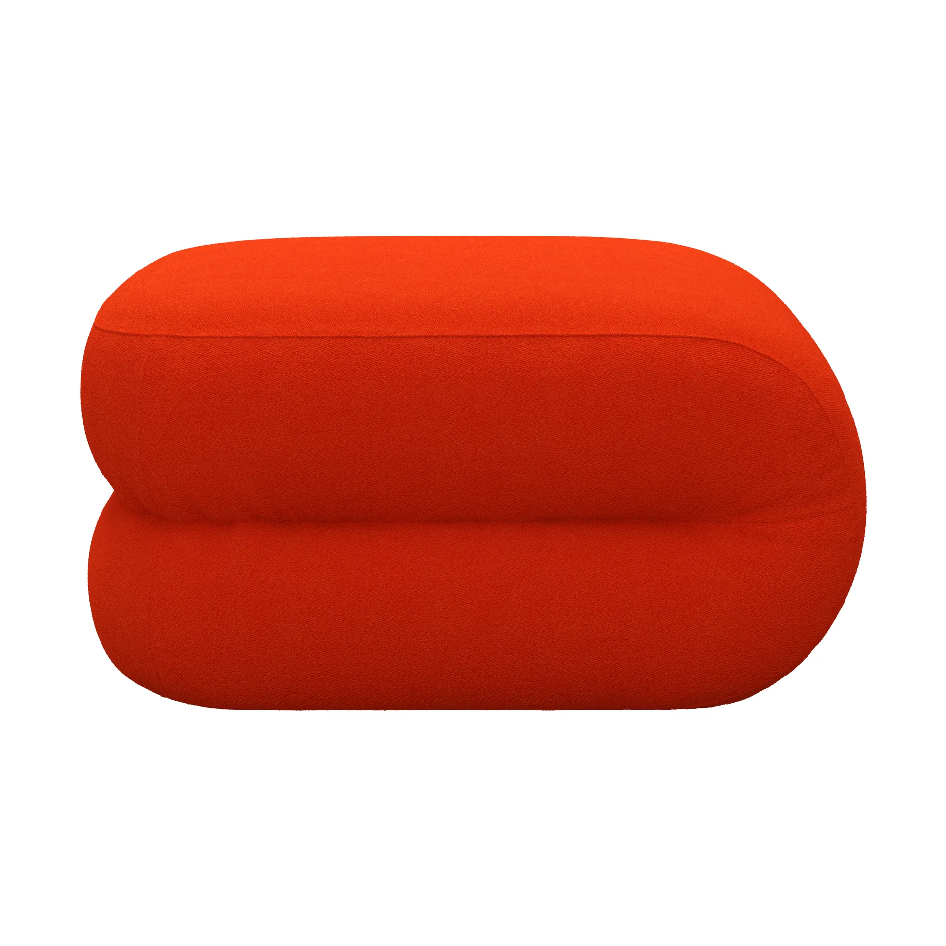 Bau poggiapiedi, Vidar 0542 rosso, linare Lammhults