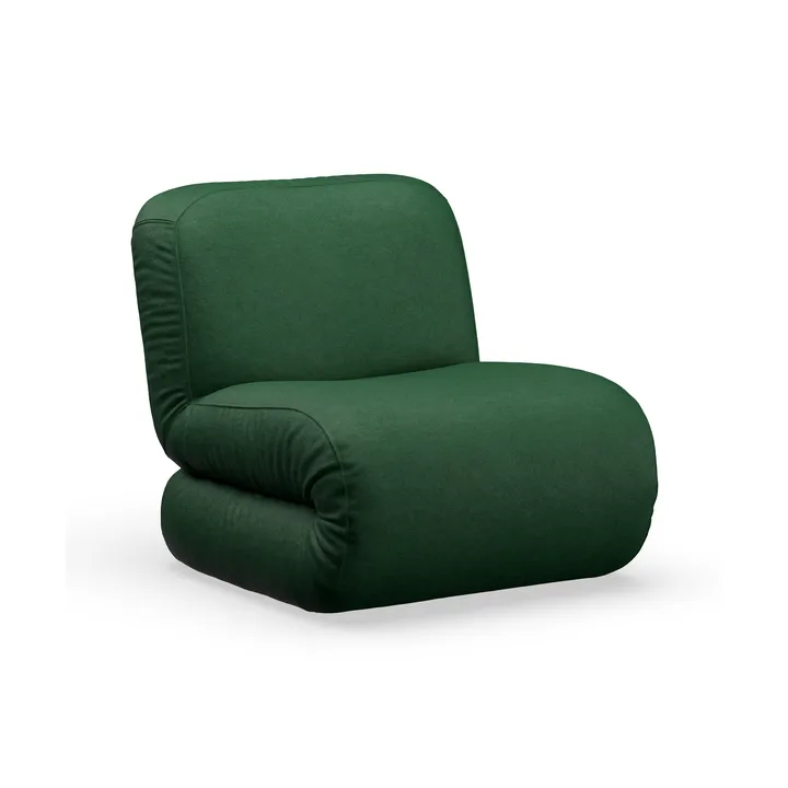 Bau poltrona - Divina melange-verde scuro, dritto - Lammhults