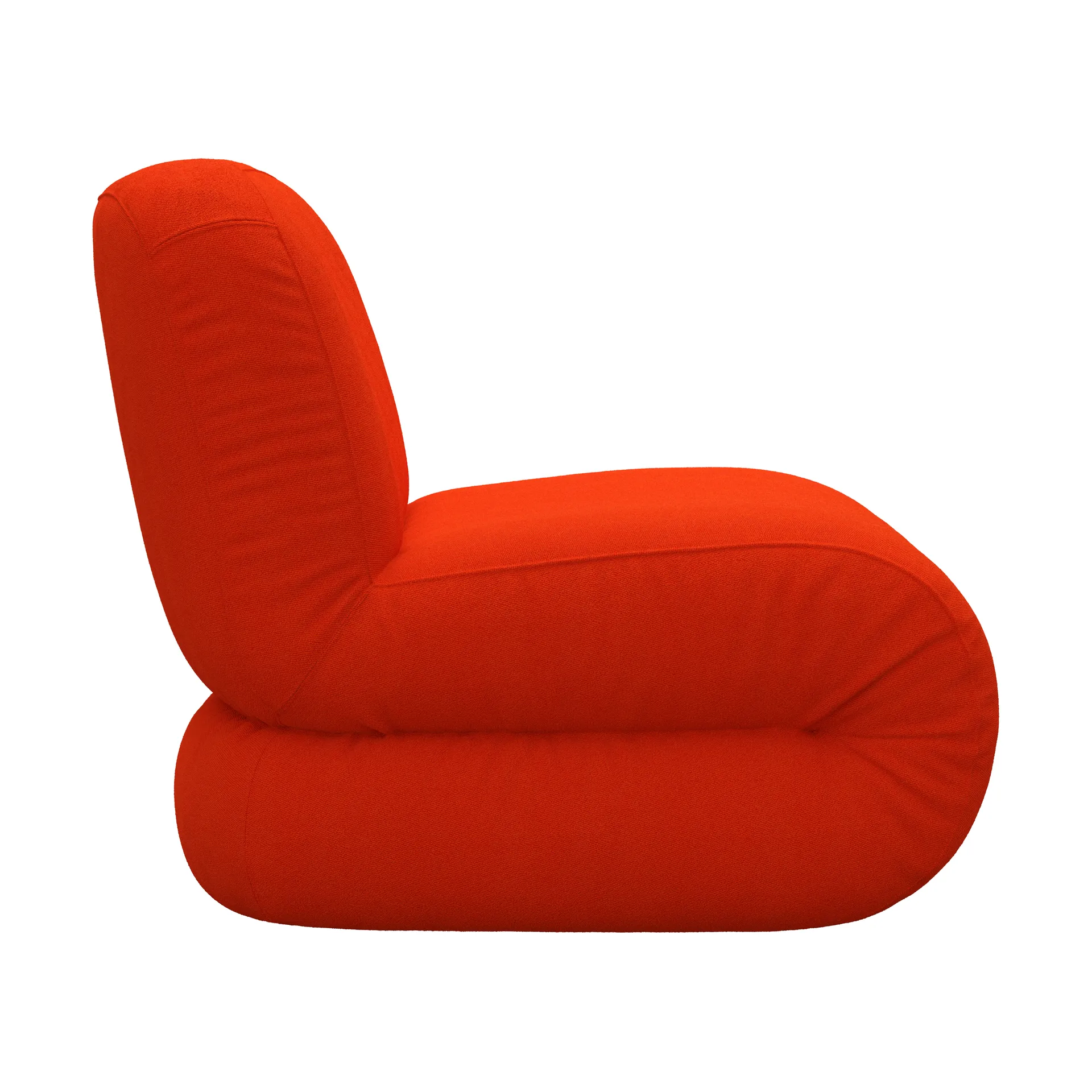 Bau poltrona, Vidar 0542 rosso, linare Lammhults