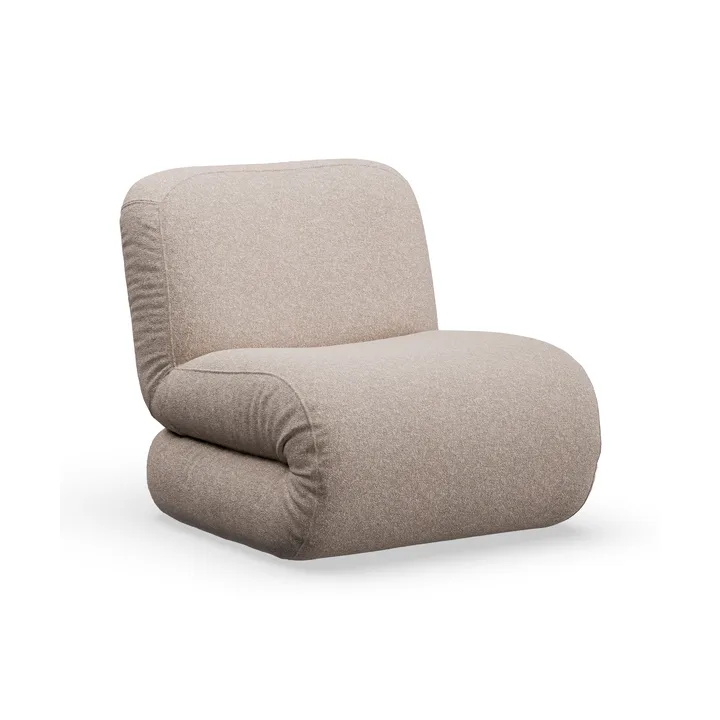 Bau poltrona - Zero Beige, dritto - Lammhults