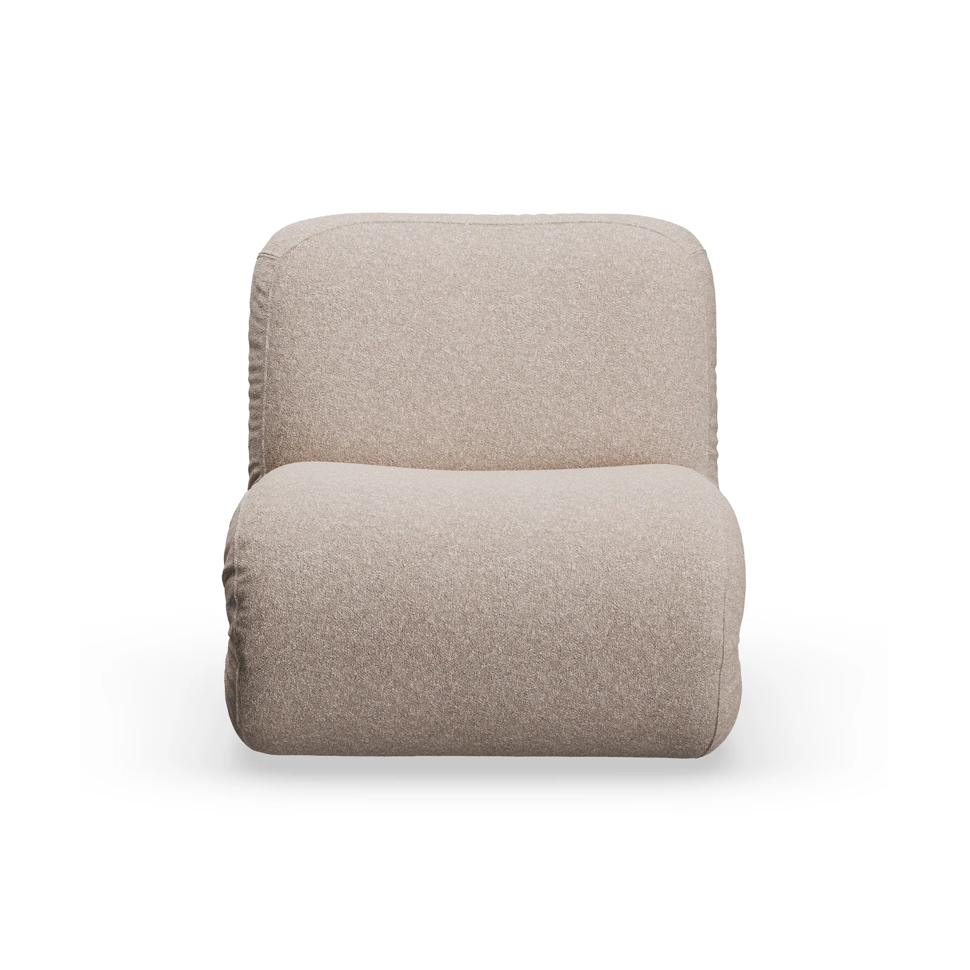 Bau poltrona, Zero Beige, dritto Lammhults