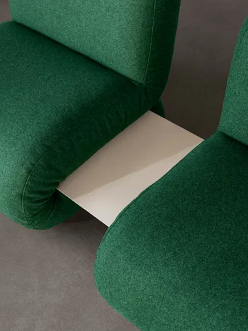 Poltrona BAU - Vidar 0542 rosso, linare - Lammhults