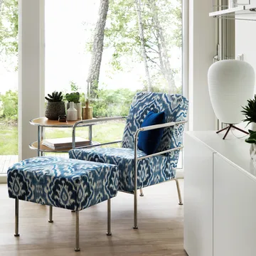 Poltrona Cinema - Elmo Nordic nero-cromo - Lammhults