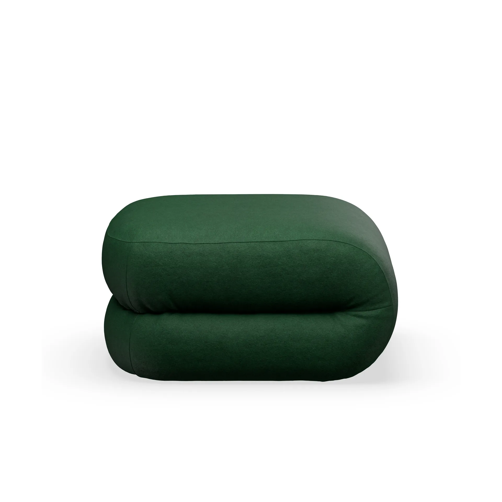 Pouf BAU, Divina melange-verde scuro Lammhults