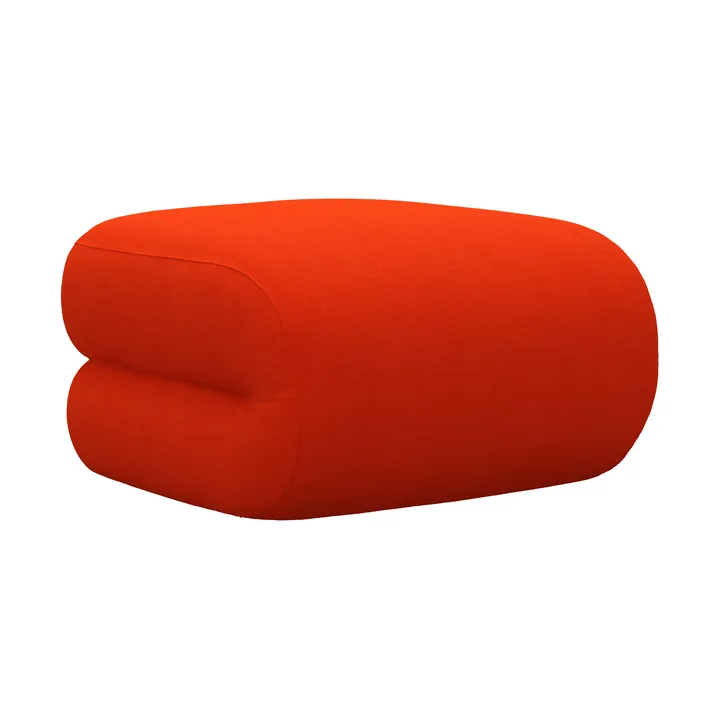 Pouf BAU - Vidar 0542 rosso, linare - Lammhults