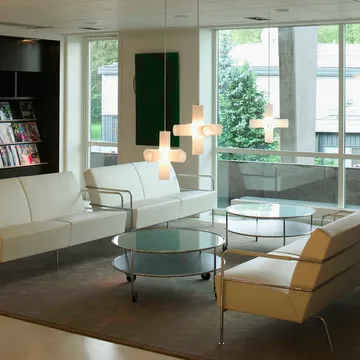 Tavolino Chicago III - Laminato nero-nero - Lammhults