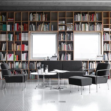 Tavolino Chicago III - Laminato nero-nero - Lammhults