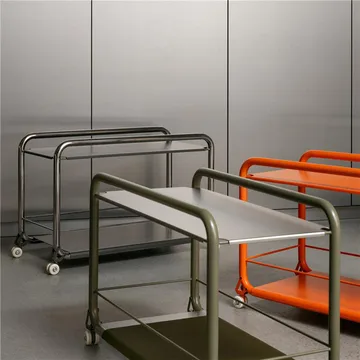 Tension carrello a rulli - Arancio - Lammhults