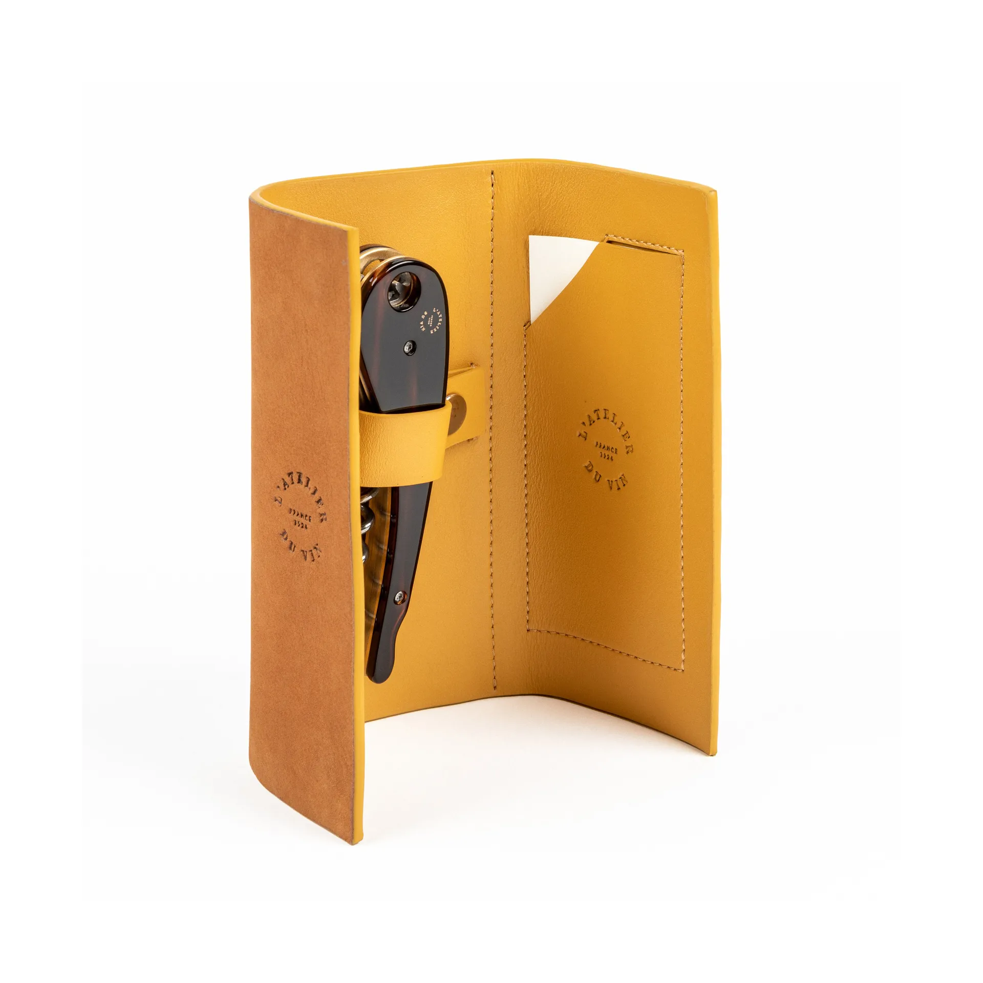 Cavatappi con custodia in pelle Soft machine nomad, 2 pezzi L'Atelier du Vin