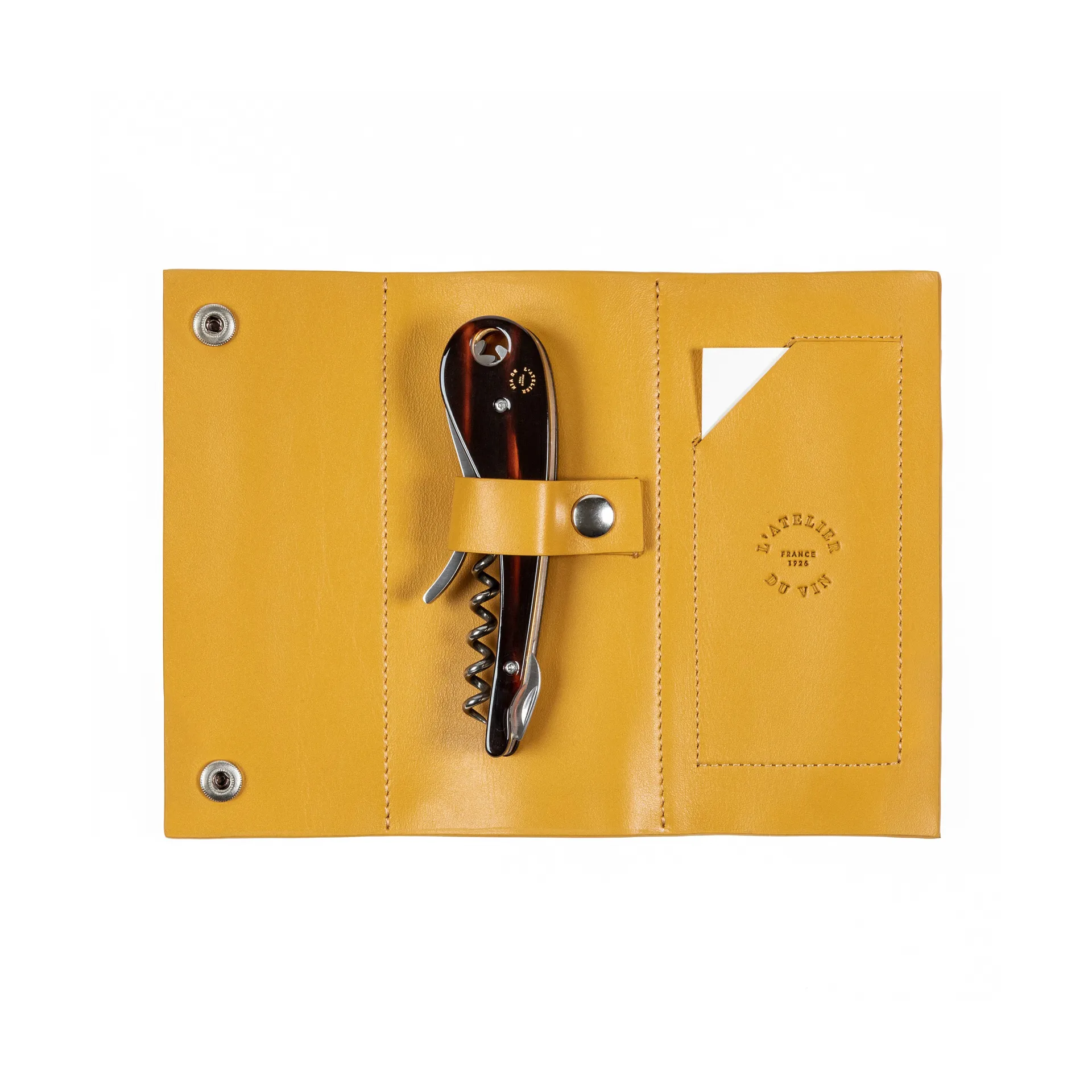 Cavatappi con custodia in pelle Soft machine nomad, 2 pezzi L'Atelier du Vin