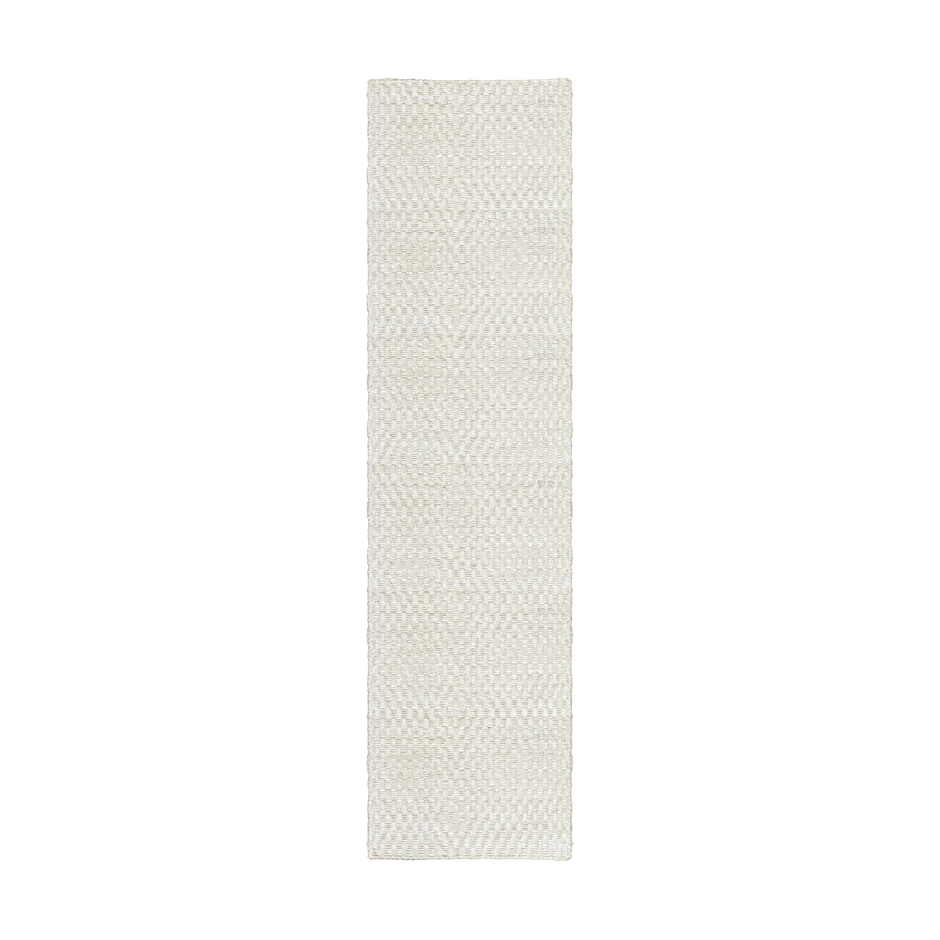 Barley tappeto in juta, Bone white, 75x240 cm Layered