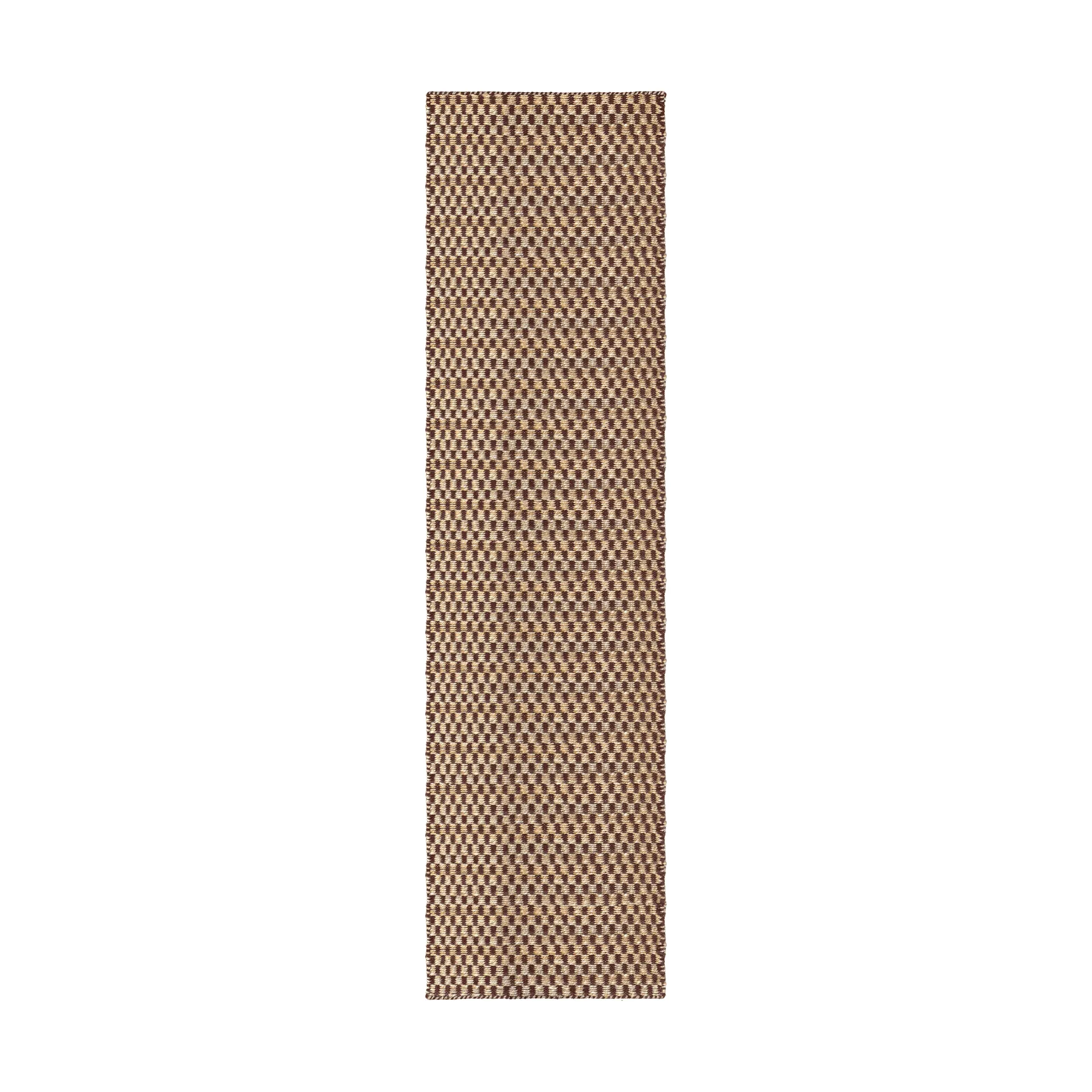 Barley tappeto in juta, Chestnut, 75x240 cm Layered