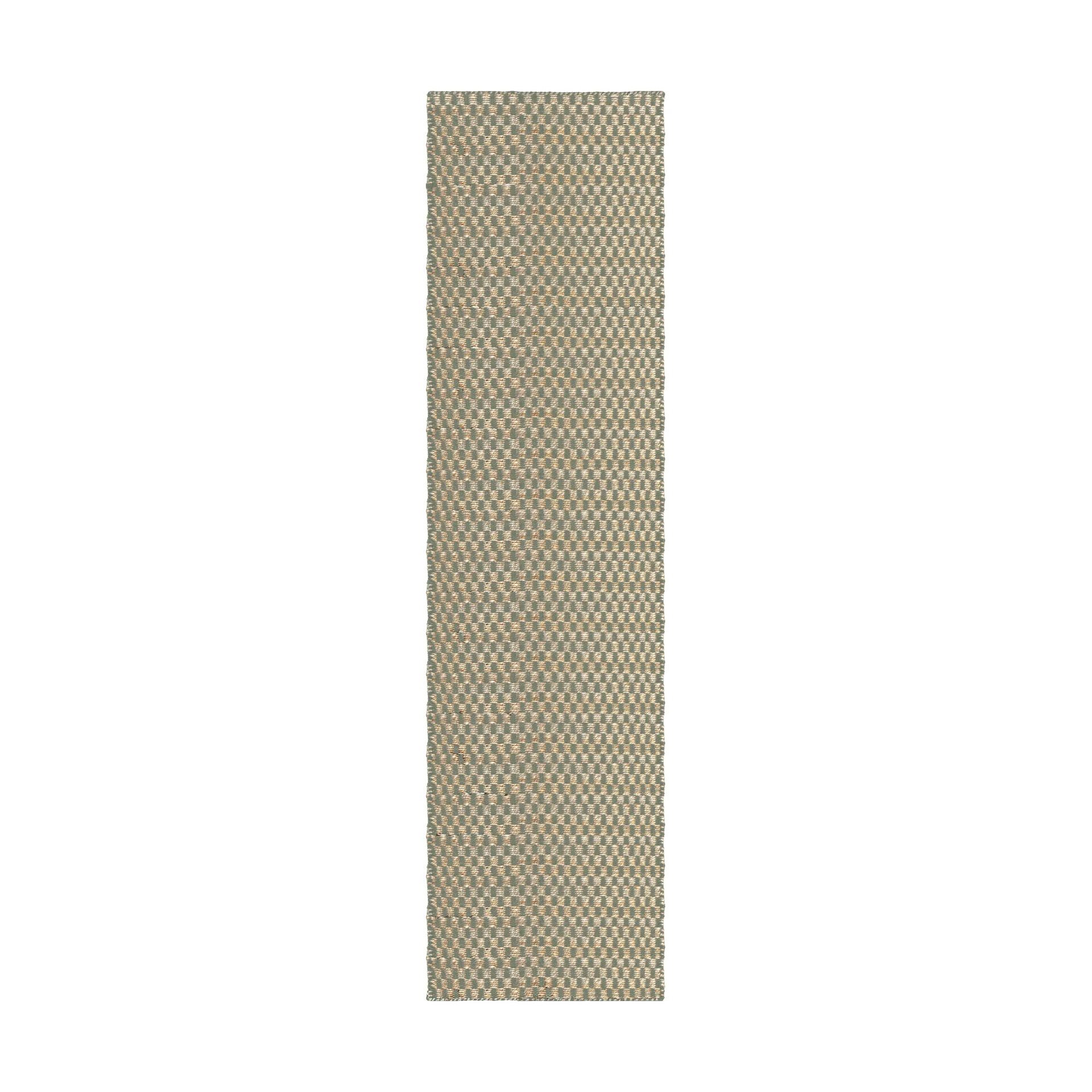 Barley tappeto in juta, Sage, 75x240 cm Layered