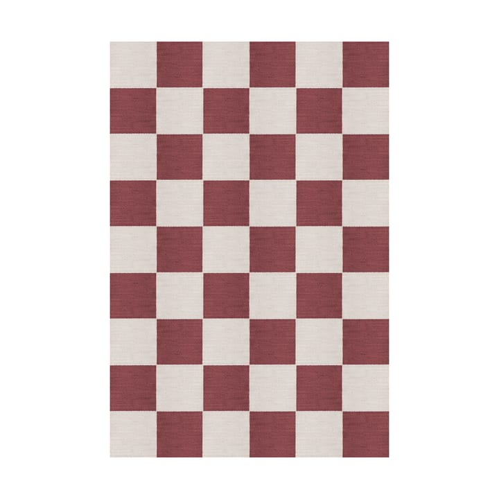 Chess tappeto in lana - Burgundy, 140x200 cm - Layered