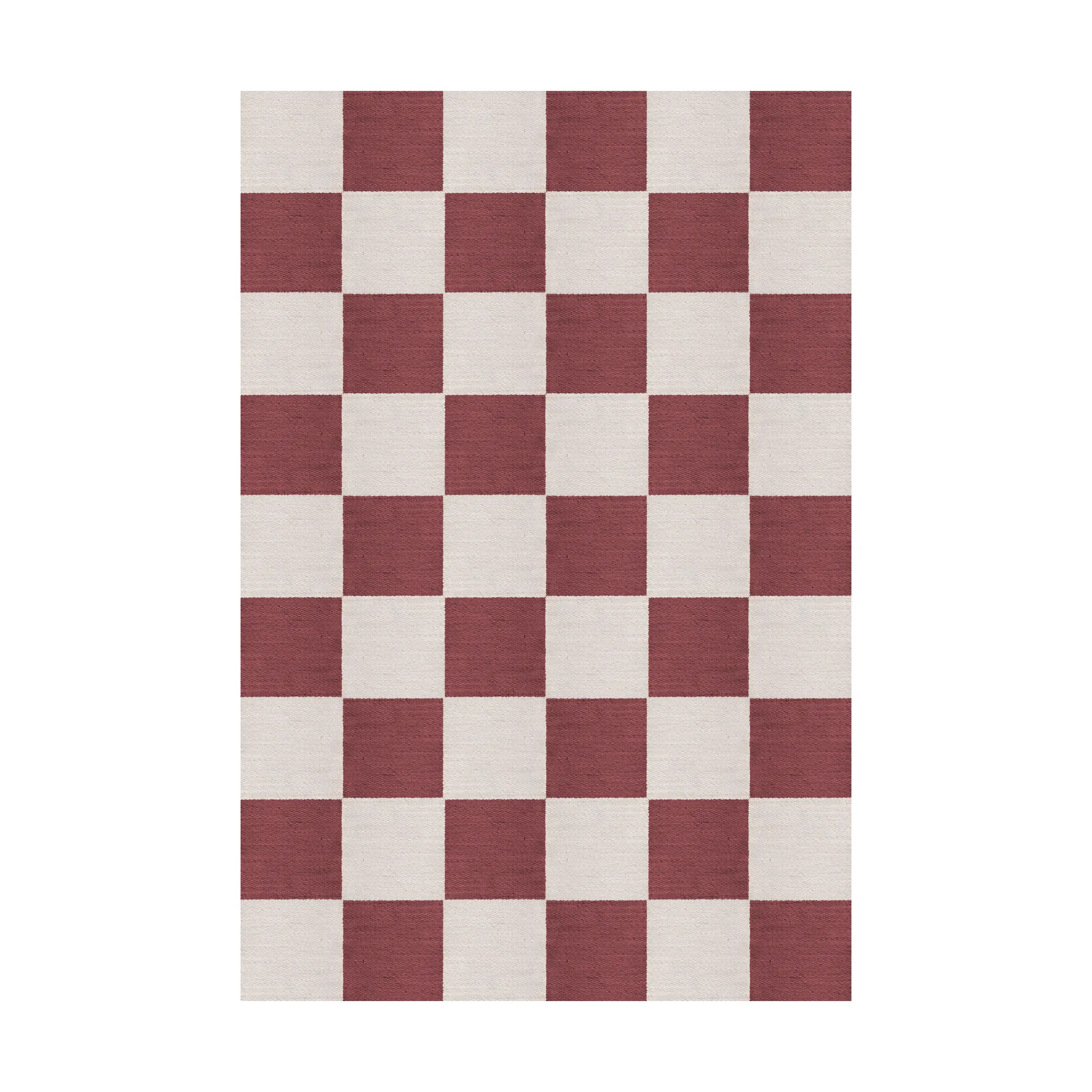 Chess tappeto in lana, Burgundy, 250x350 cm Layered