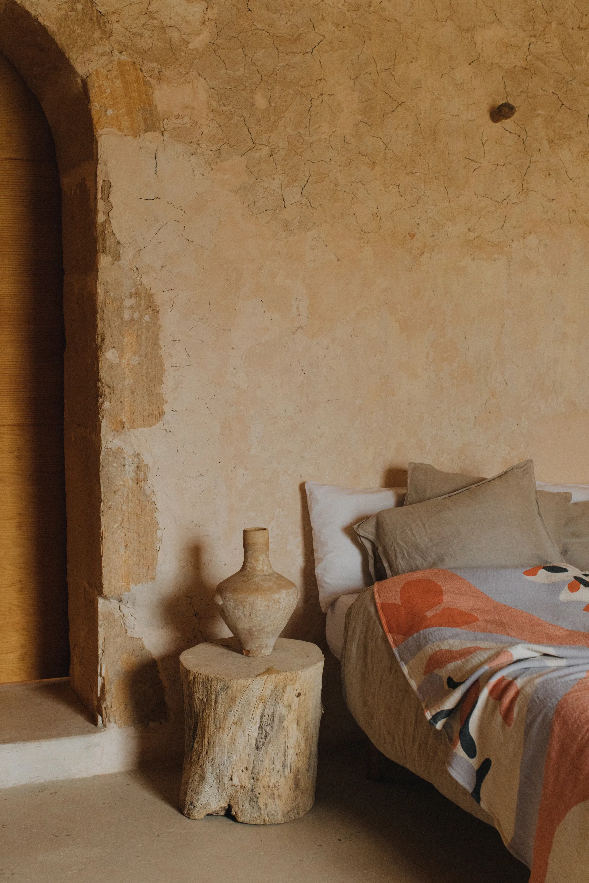 Coperta in cotone Boqueron 130x220 cm, Rosso Layered