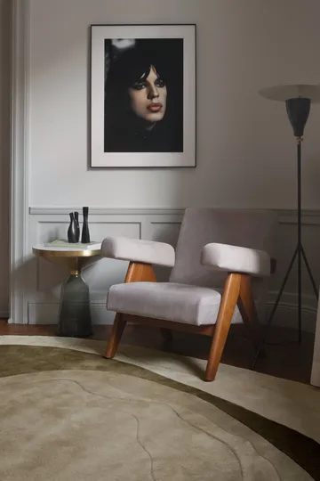 Erik Bratsberg Lozza tappeto in lana - Olive, 230x300 cm - Layered