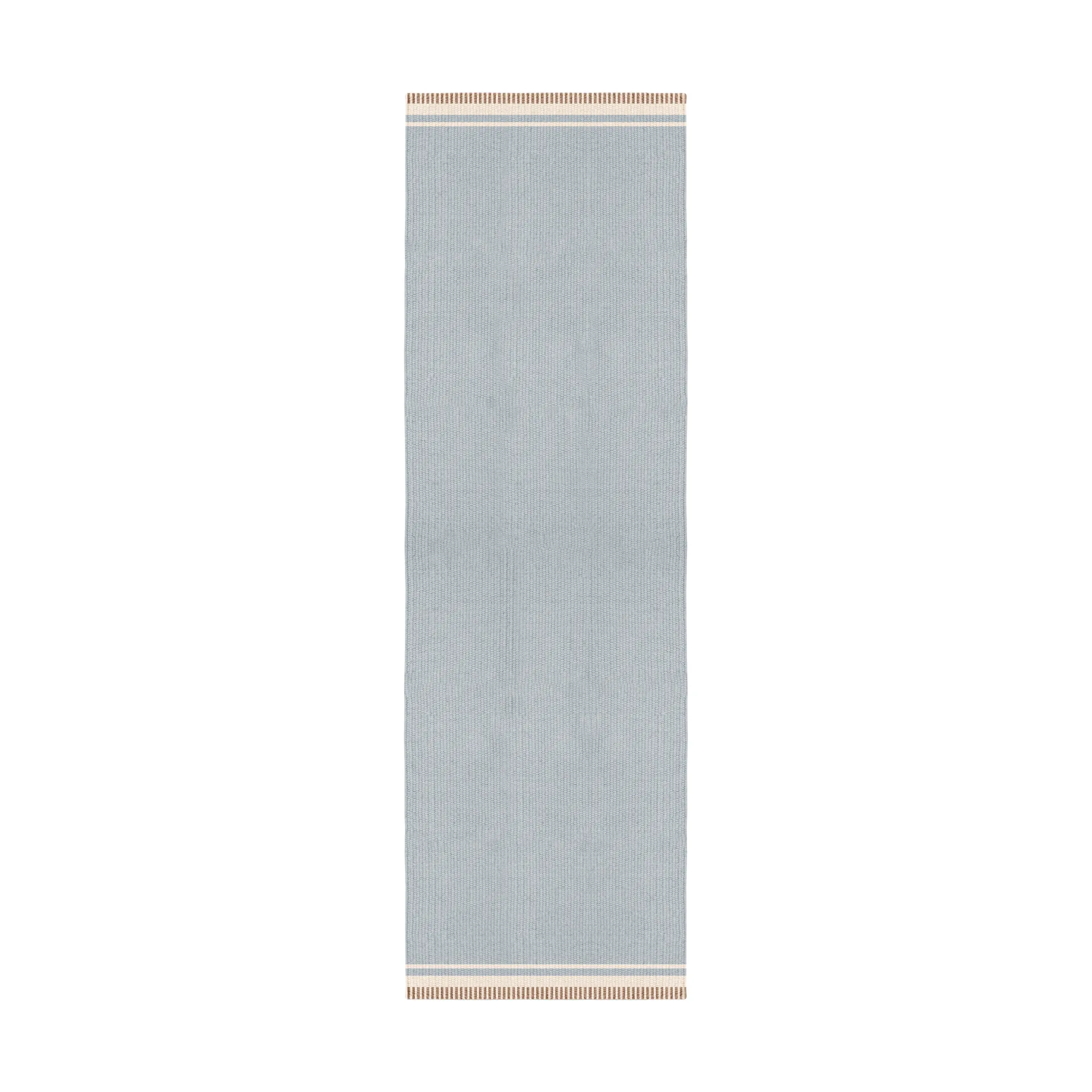 Röllakan Solid tappeto in lana, azzurro cielo, 80x300 cm Layered