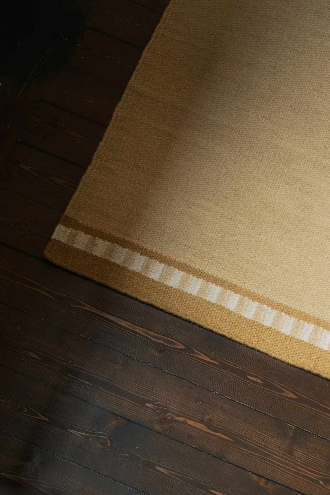 Röllakan Solid tappeto in lana, Mariegold, 200x300 cm Layered