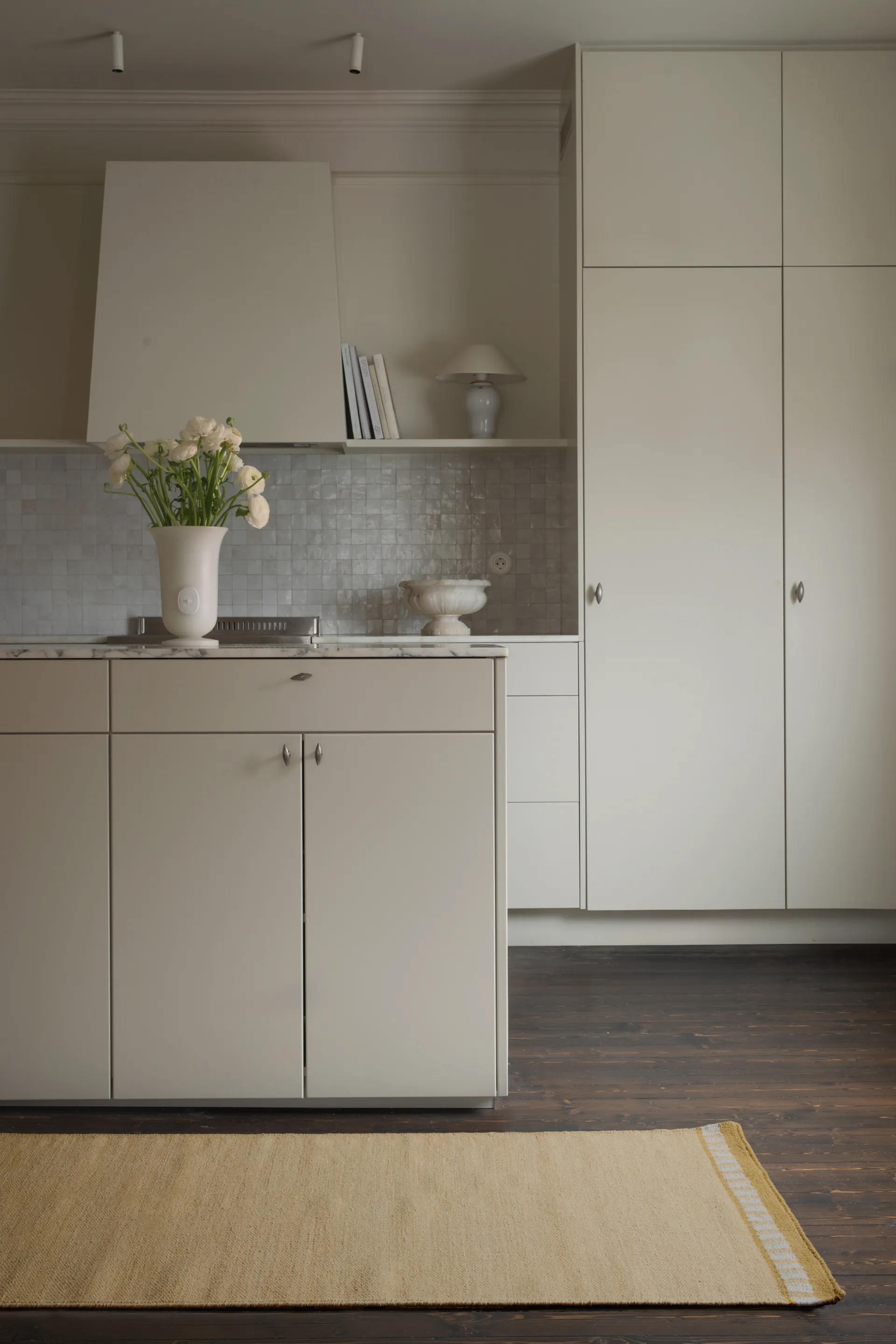 Röllakan Solid tappeto in lana, Mariegold, 75x240 cm Layered