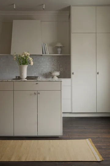Röllakan Solid tappeto in lana - Mariegold, 75x240 cm - Layered