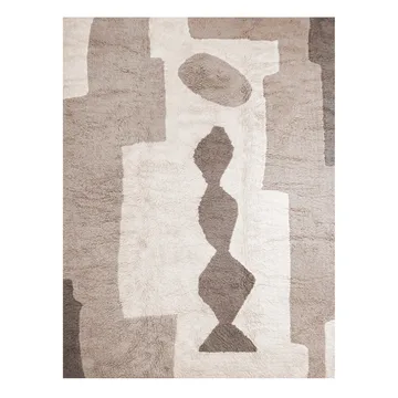 Tappeto Bird in Space 180x270 cm - bianco - marrone - beige - Layered