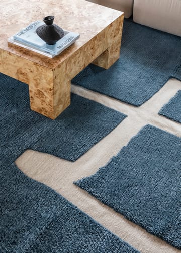 Tappeto di lana Gotland Klint - Cornflower blue 250x350 cm - Layered